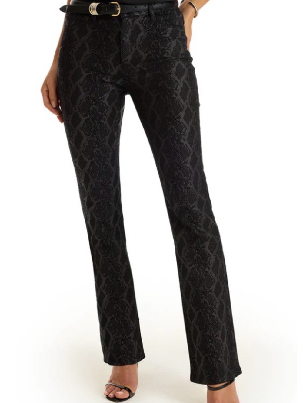 Noli Python-Print Coated Pant NEW - Picture 2 of 5